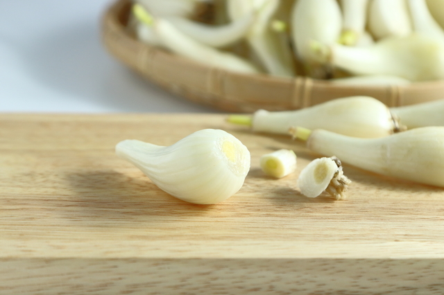 丁寧な食材のカット